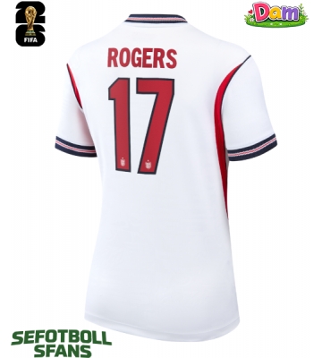 England Morgan Rogers #17 Hemmatröja Kvinnor VM 2026 Kortärmad